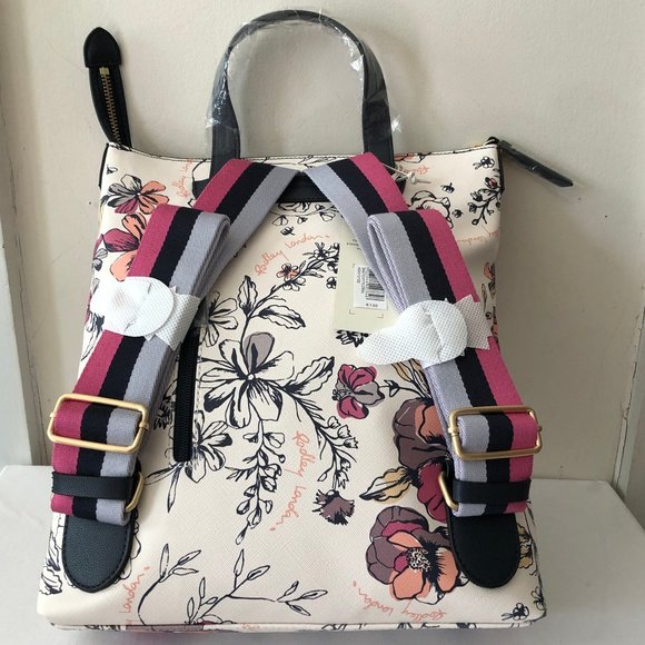 RADLEY LONDON SKETCHY FLORAL MEDIUM ZIP-TOP BACKPA - Picture 9 of 13